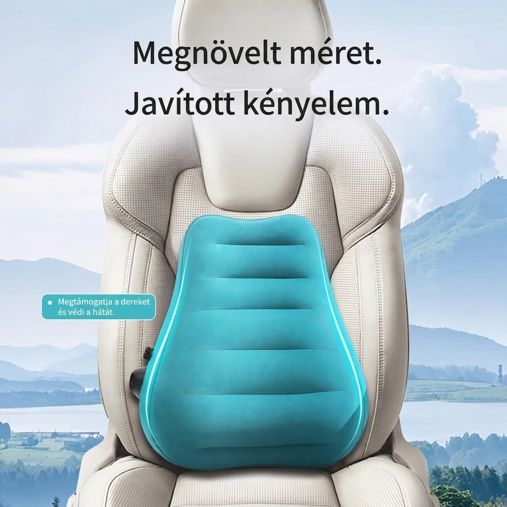 Felfújható deréktámasz utazáshoz