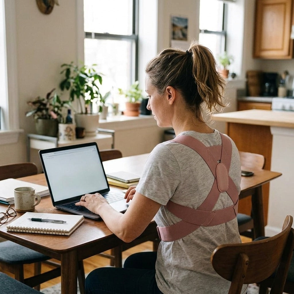 Invisible Back Support Belt for Adults - at home