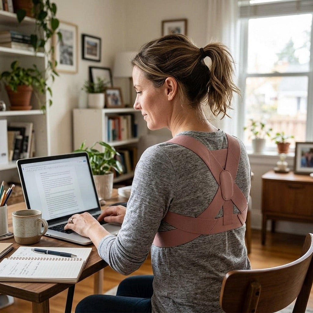 Invisible Back Support Belt for Adults - in everyday life