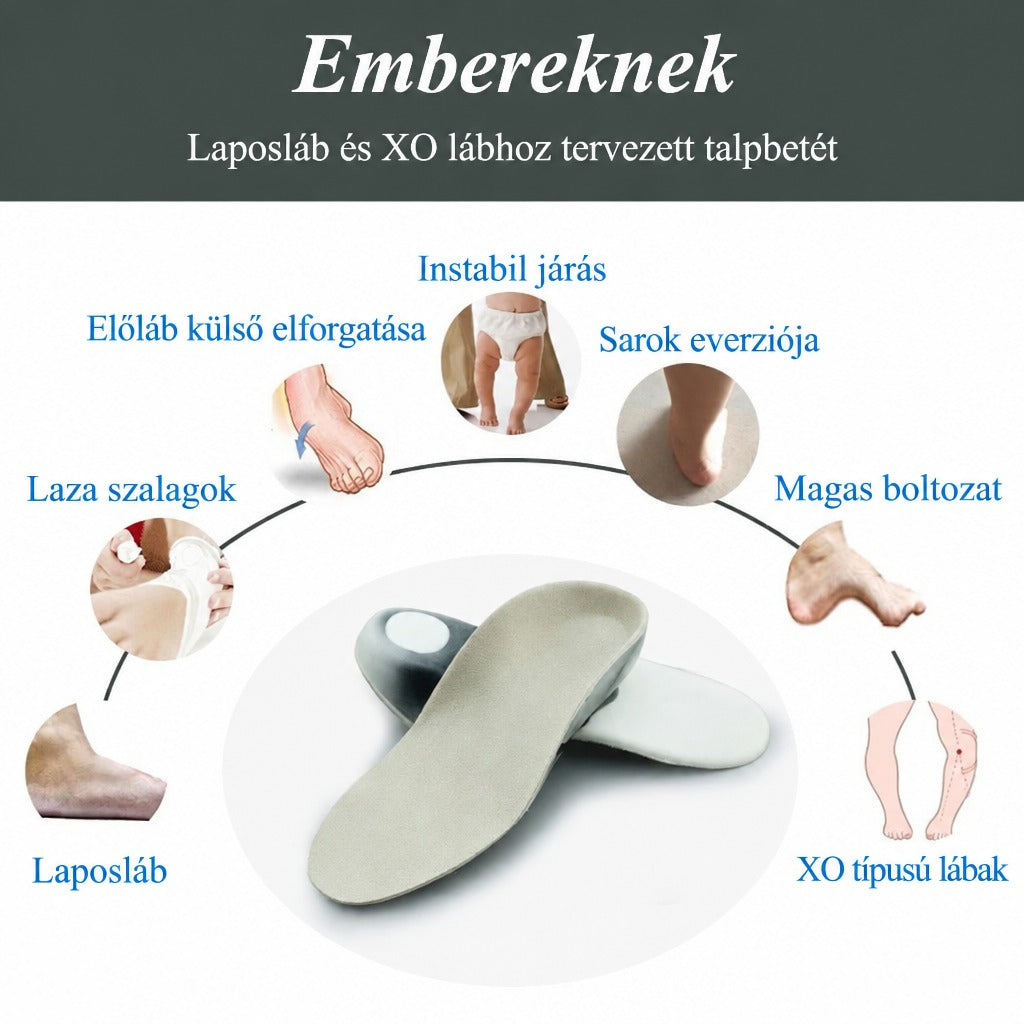Gyerek talpbetét boltozattámasszal