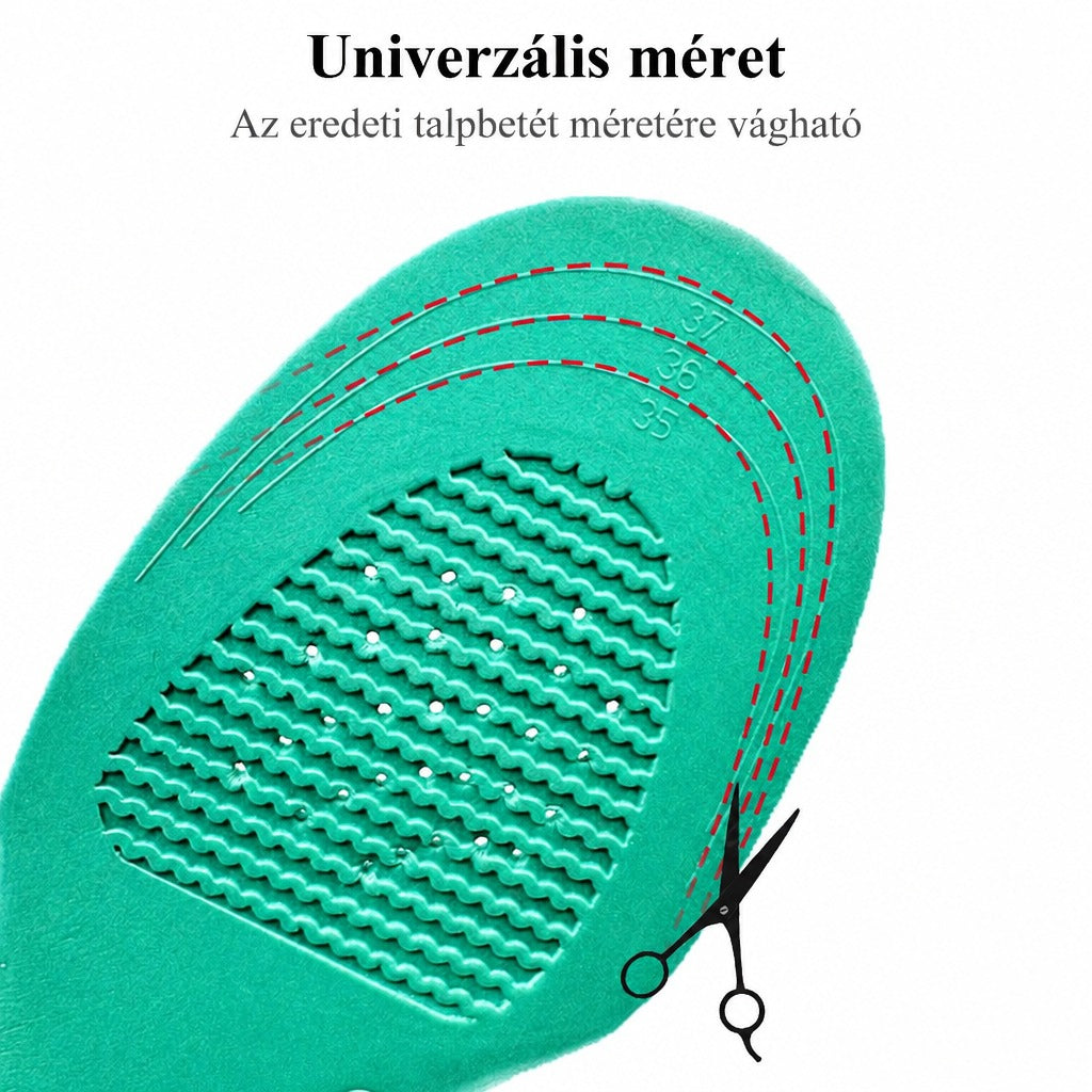 Boltozattámaszos talpbetét, 7–13 éveseknek