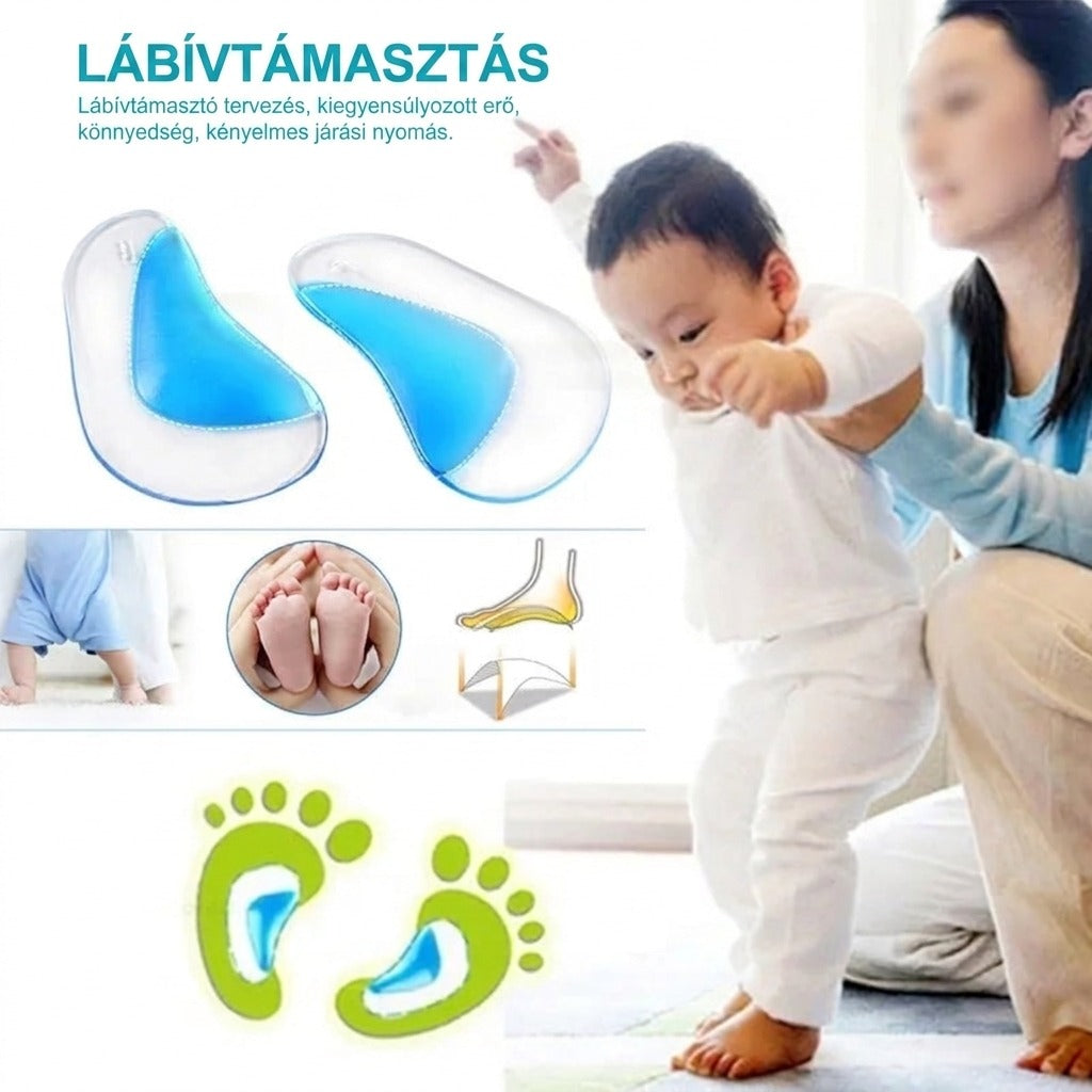 Boltozattámasztó gyerek talpbetét