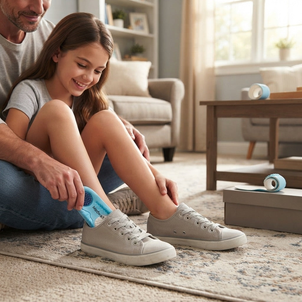 Kids’ Memory Foam Arch Support Insoles - in everyday life