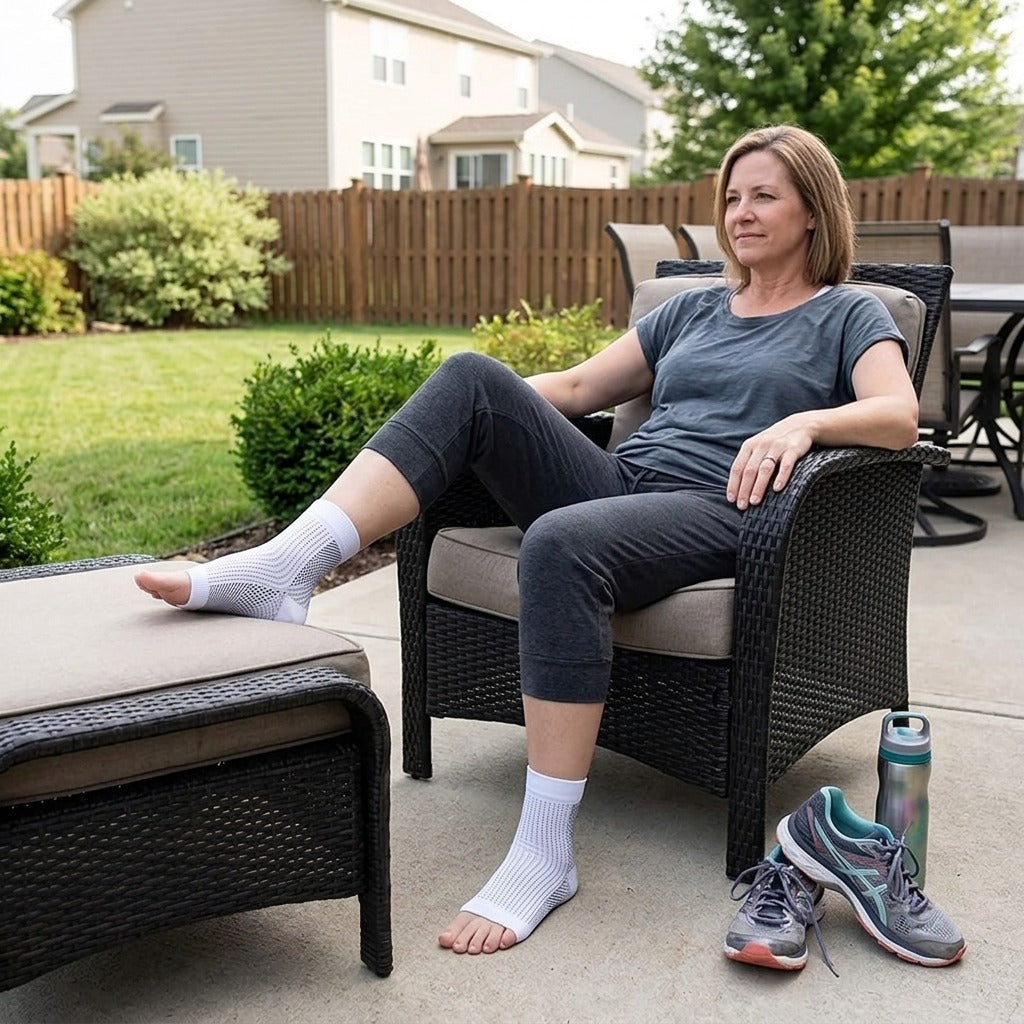 Knee-High Compression Socks for Sports - in everyday life