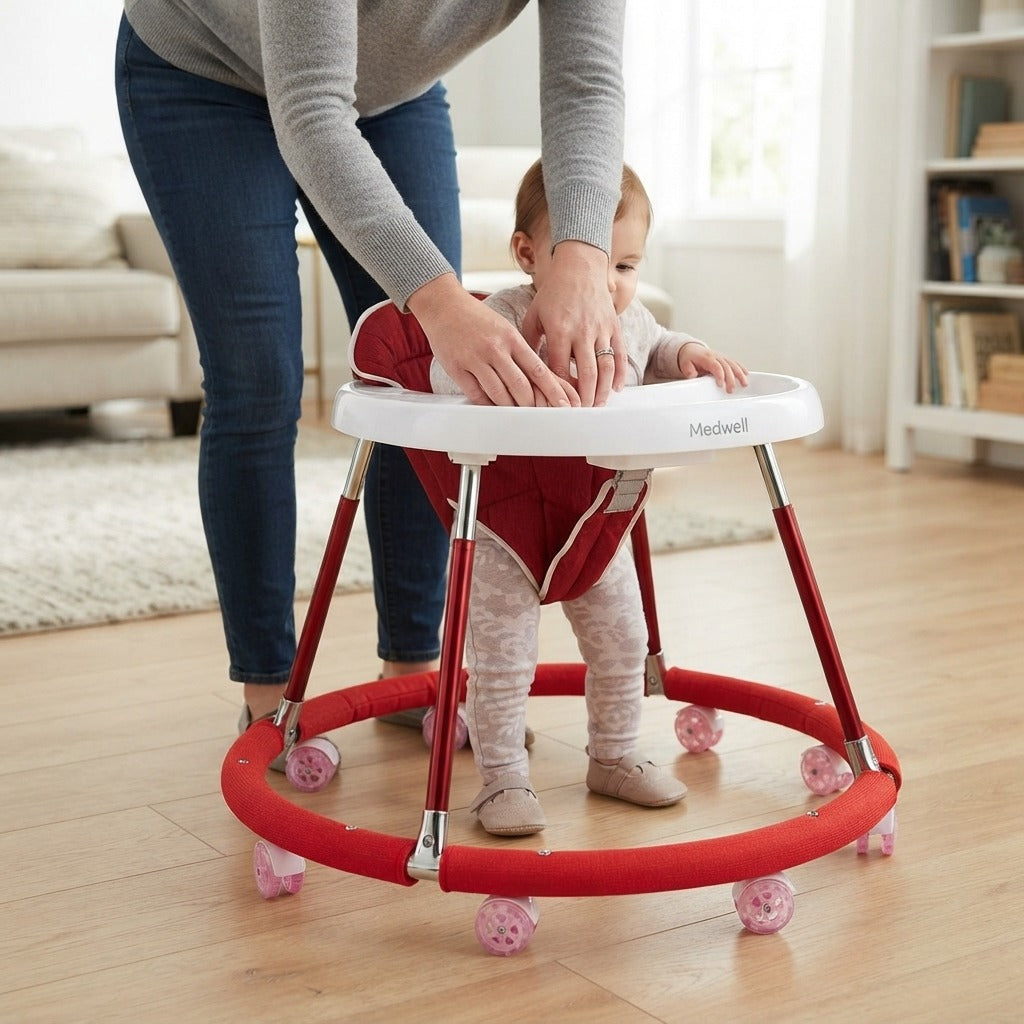 Large Children’s Walker for Walking Practice - in use