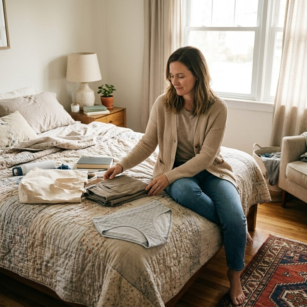 Leakproof Mid-Rise Incontinence Panties for Women - in everyday life