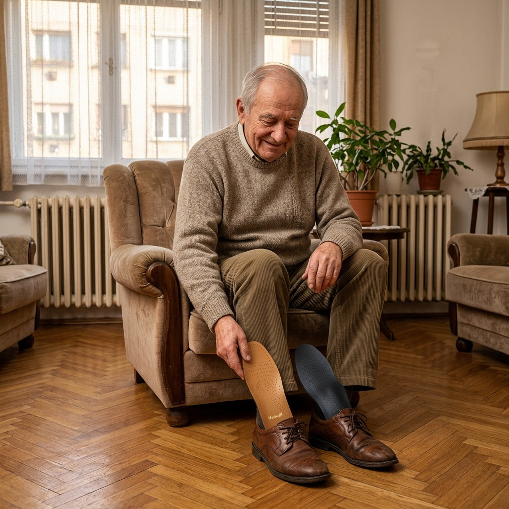 Bőr ortopéd talpbetét nőknek és férfiaknak - a mindennapokban