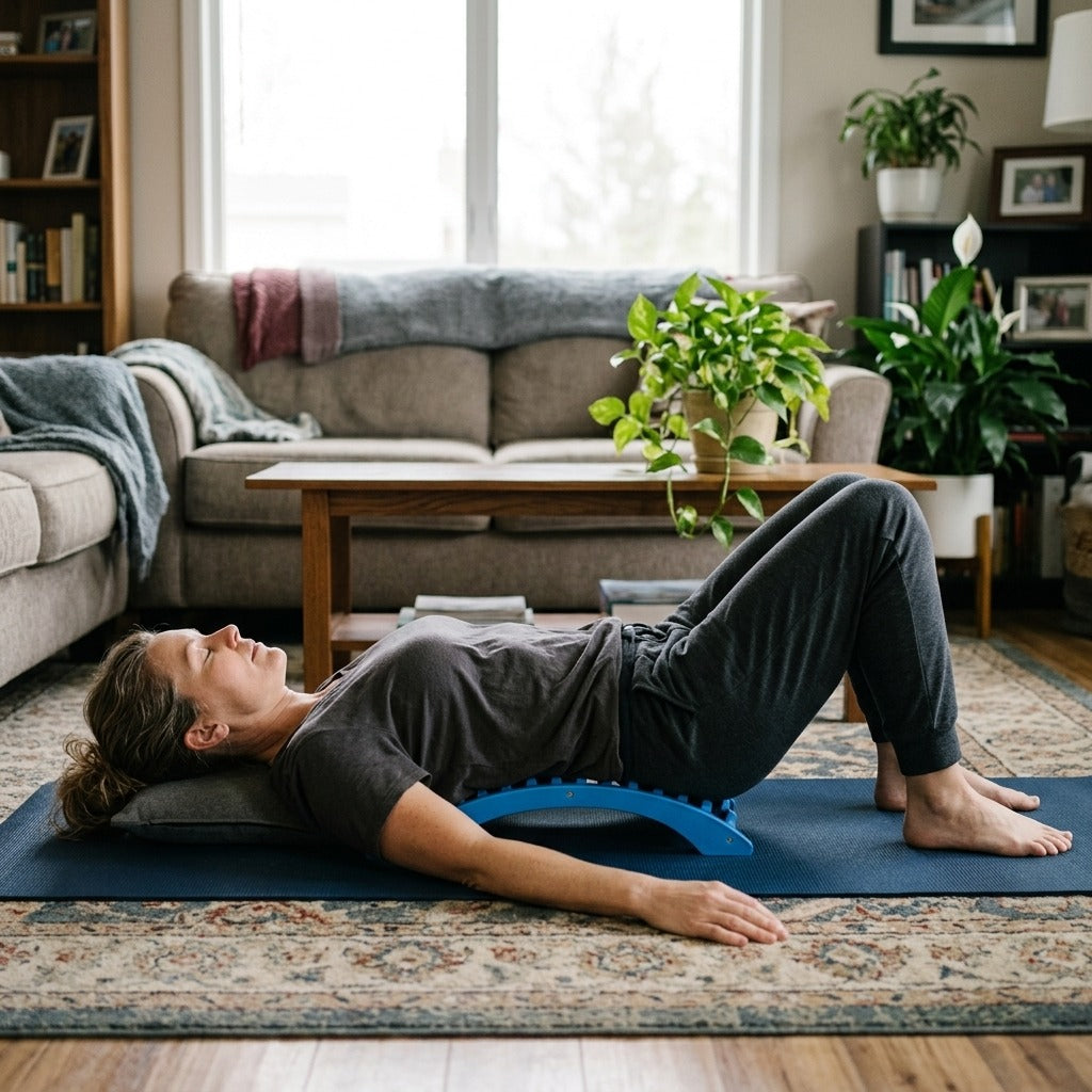 Magic Back Stretcher, Lumbar Support for Waist and Lower Back - in everyday life