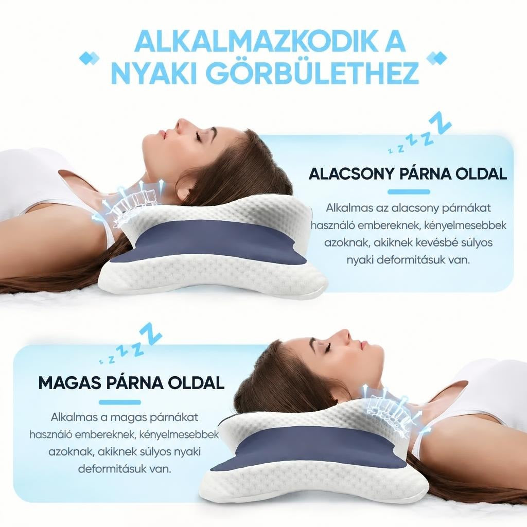 Pillangó alakú memóriahabos nyakpárna
