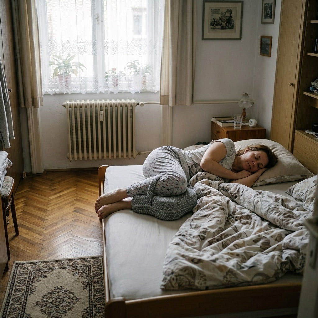 Memóriahabos párna oldalt alváshoz - a mindennapokban