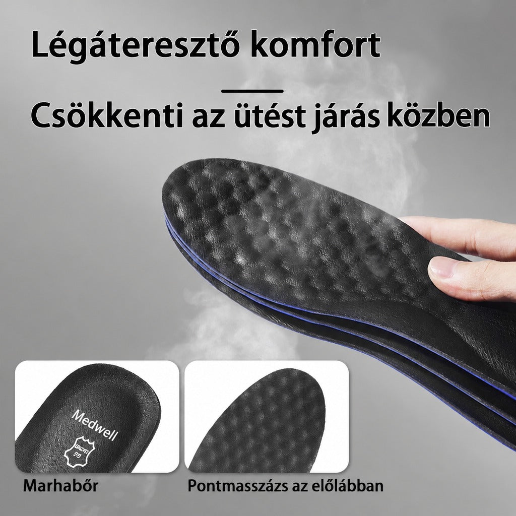 Férfi bőr talpbetét boltozattámasszal