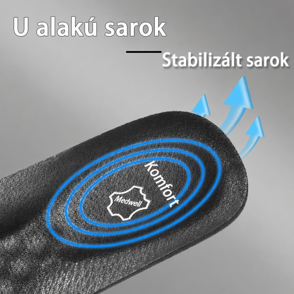 Férfi bőr talpbetét boltozattámasszal