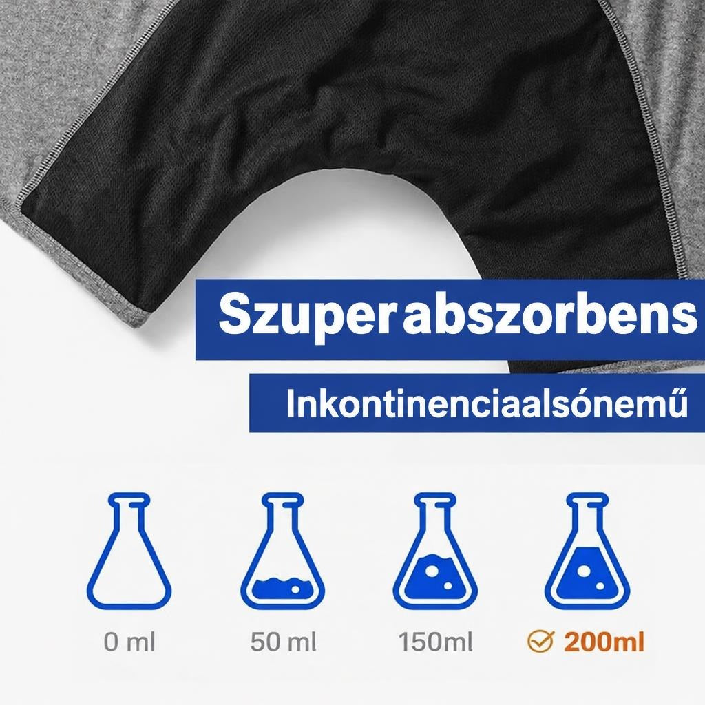 Mosható férfi boxer inkontinenciához
