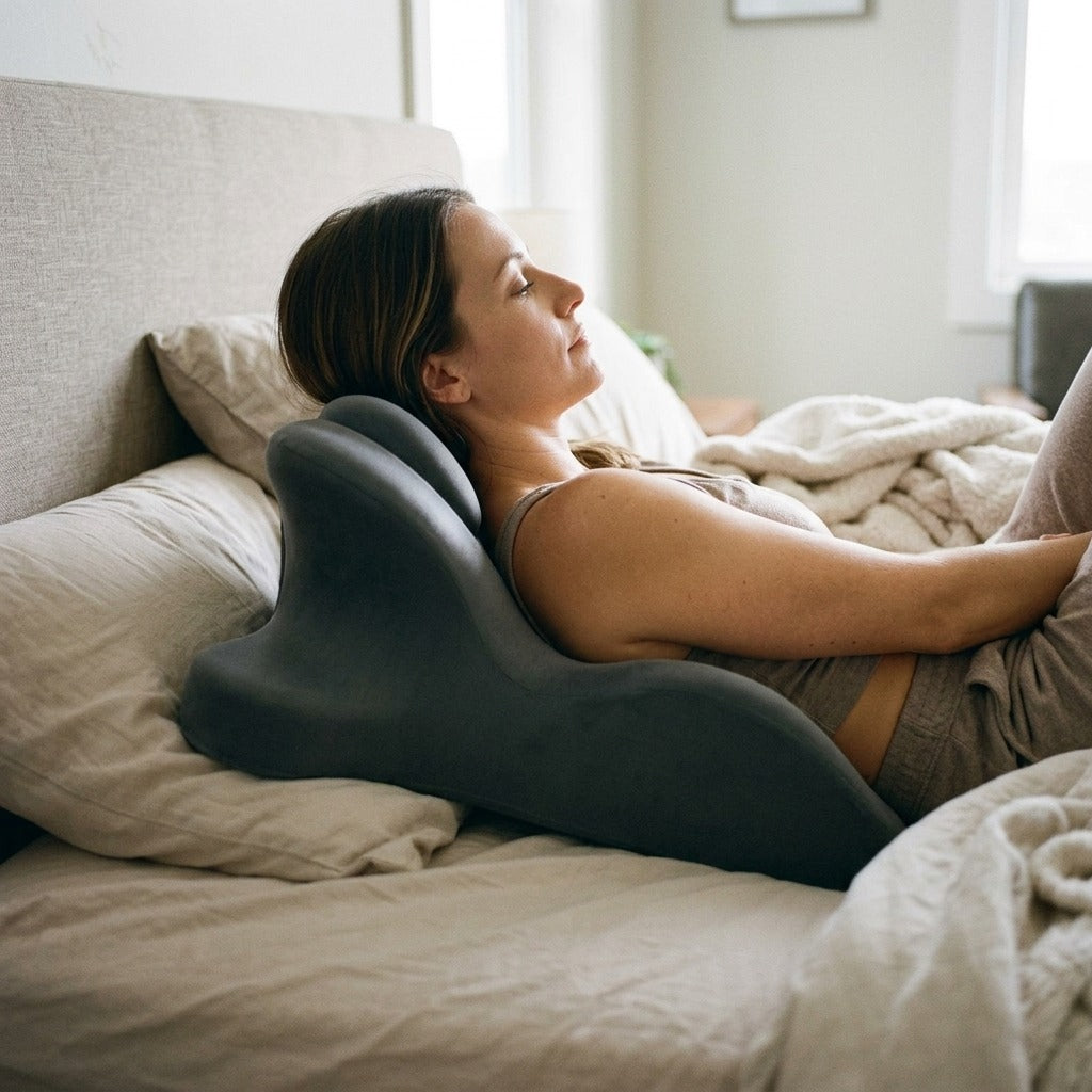 Multifunctional Bedroom Support Cushion - in use