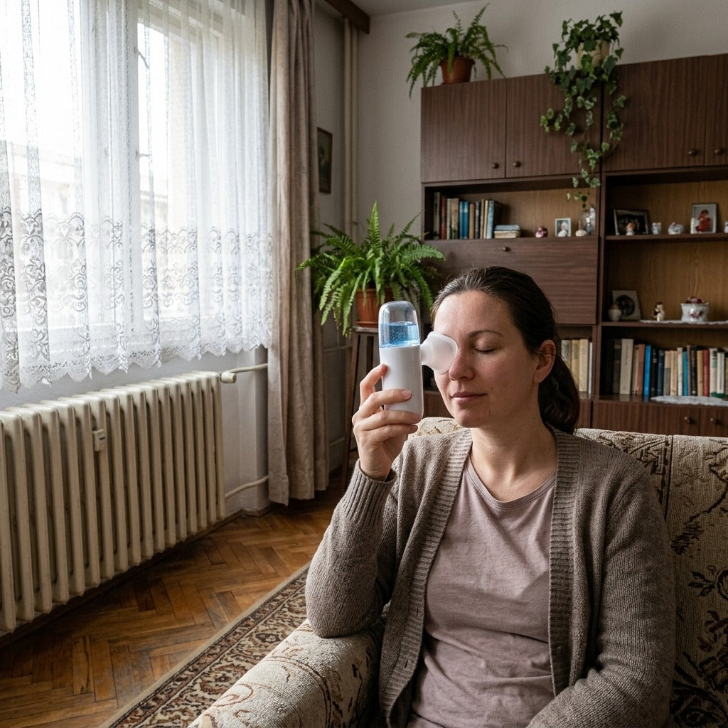 Nano spray szemkörnyék-ápoló készülék - a mindennapokban