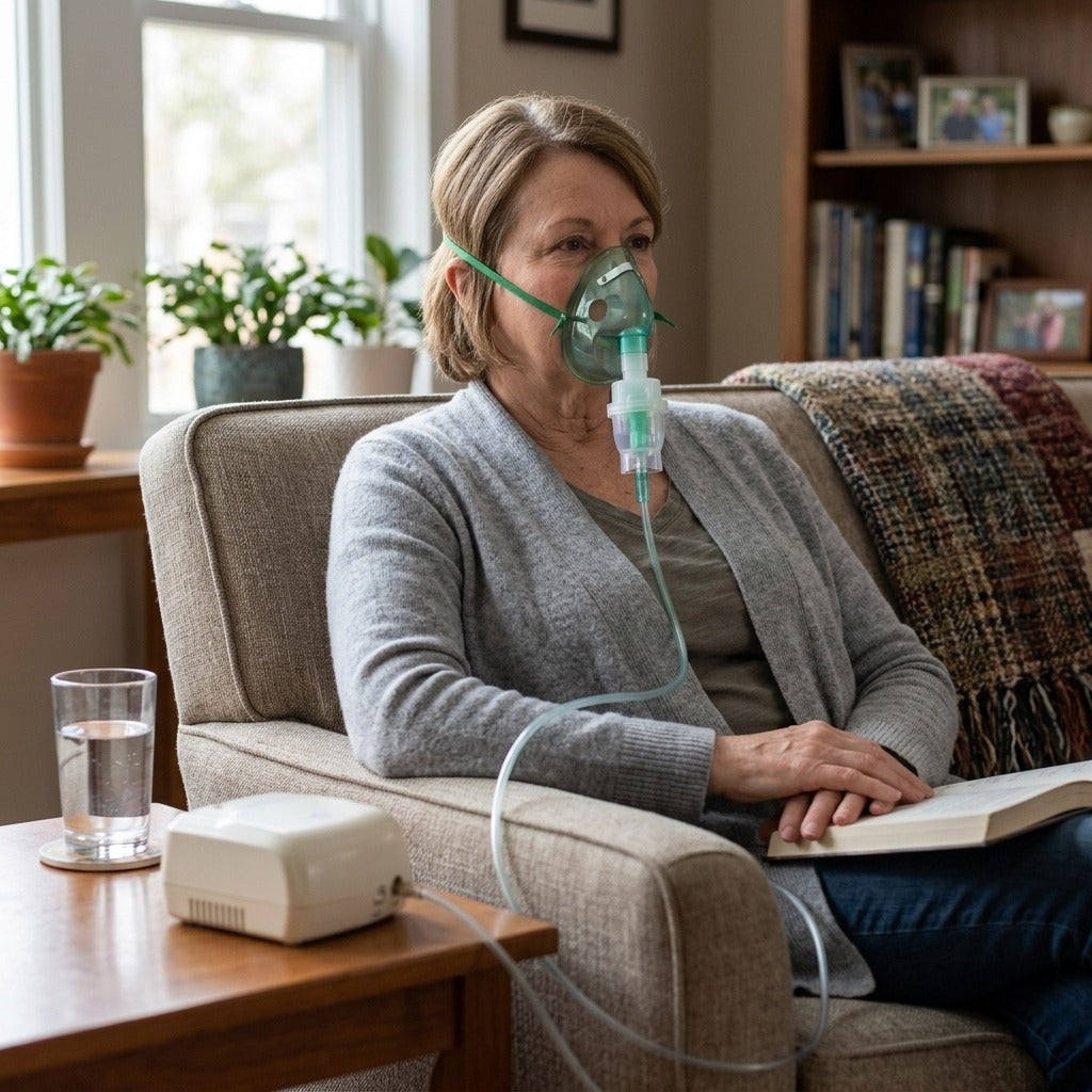 Nebulizer Atomizer Cup and Catheter Inhaler Set - in everyday life