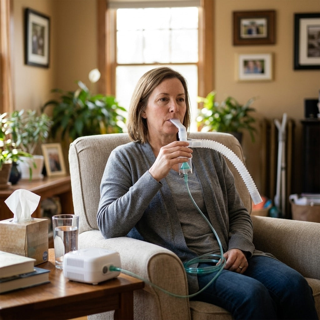 Nebulizer Replacement Tubing and Mouthpieces - at home
