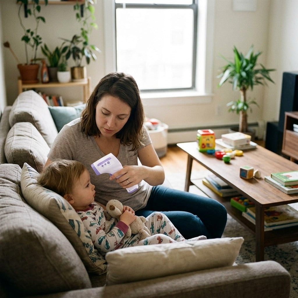 Non-Contact Infrared Forehead Thermometer - at home