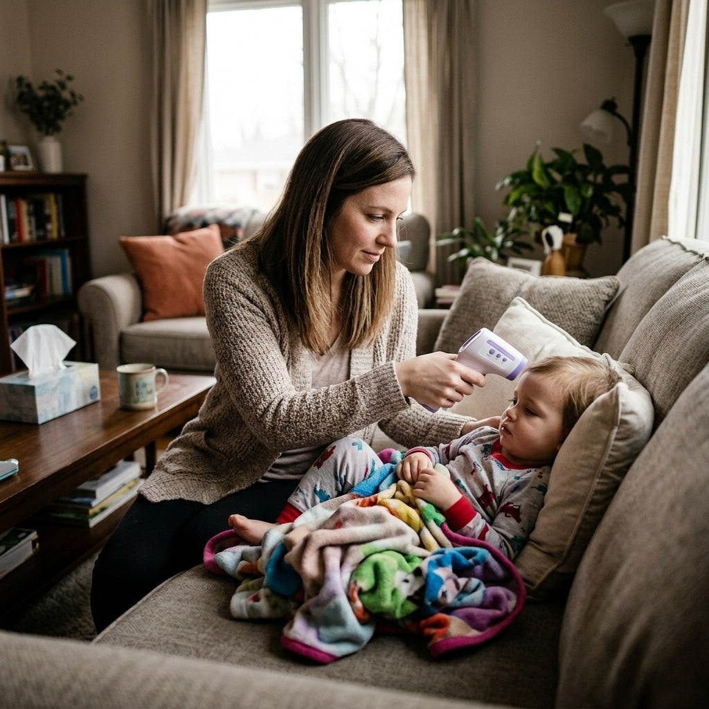 Non-Contact Infrared Forehead Thermometer - in everyday life