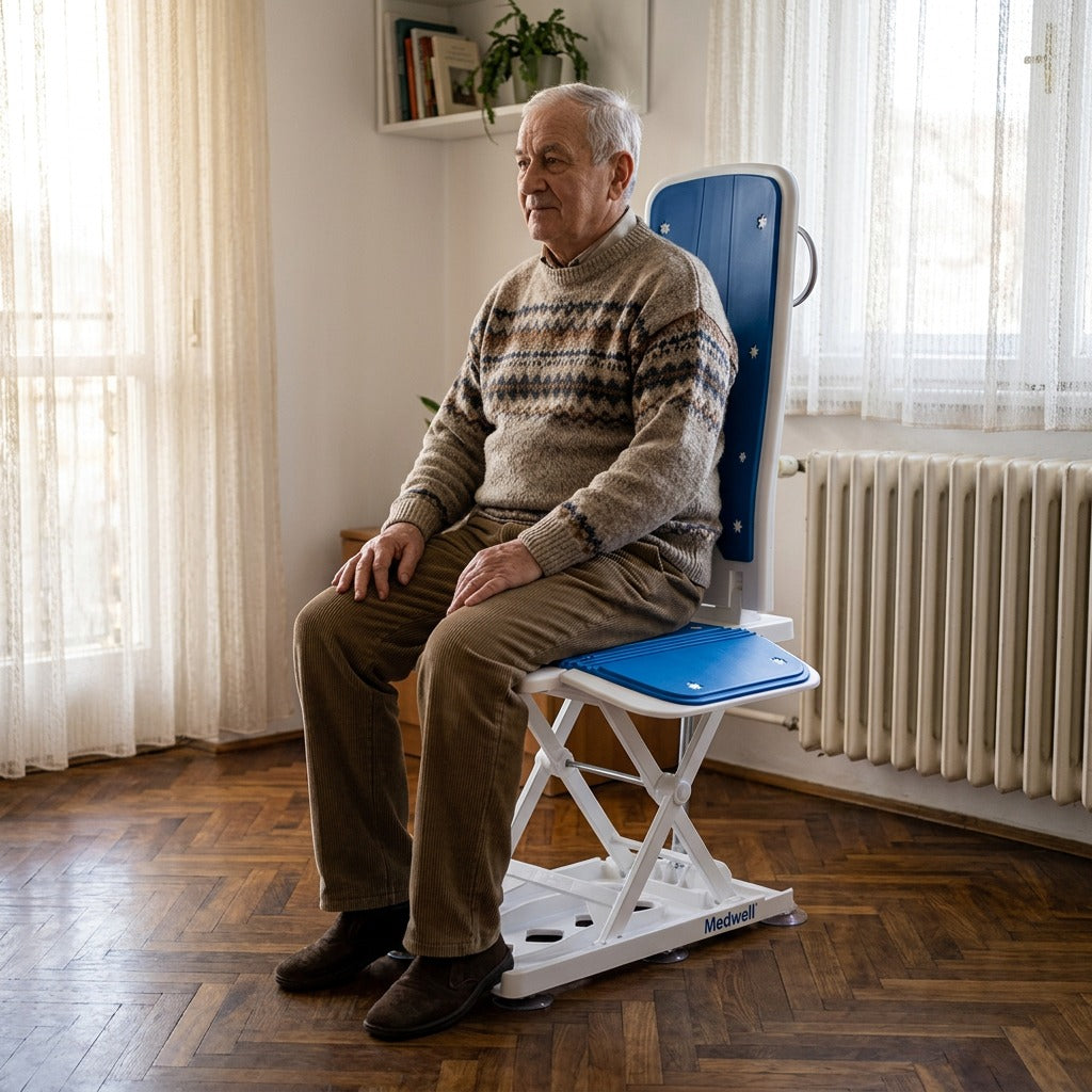 Csúszásgátló fürdőszék fürdőszobába - otthon