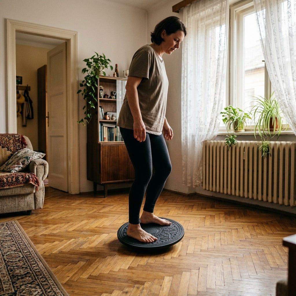 Csúszásmentes egyensúlyozó deszka otthoni tornához - otthon