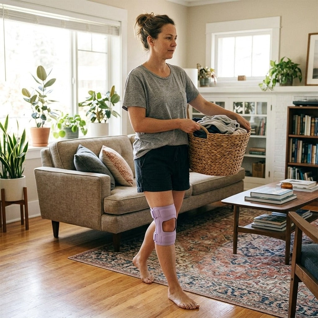 Patellar Tendon Knee Support Strap - at home