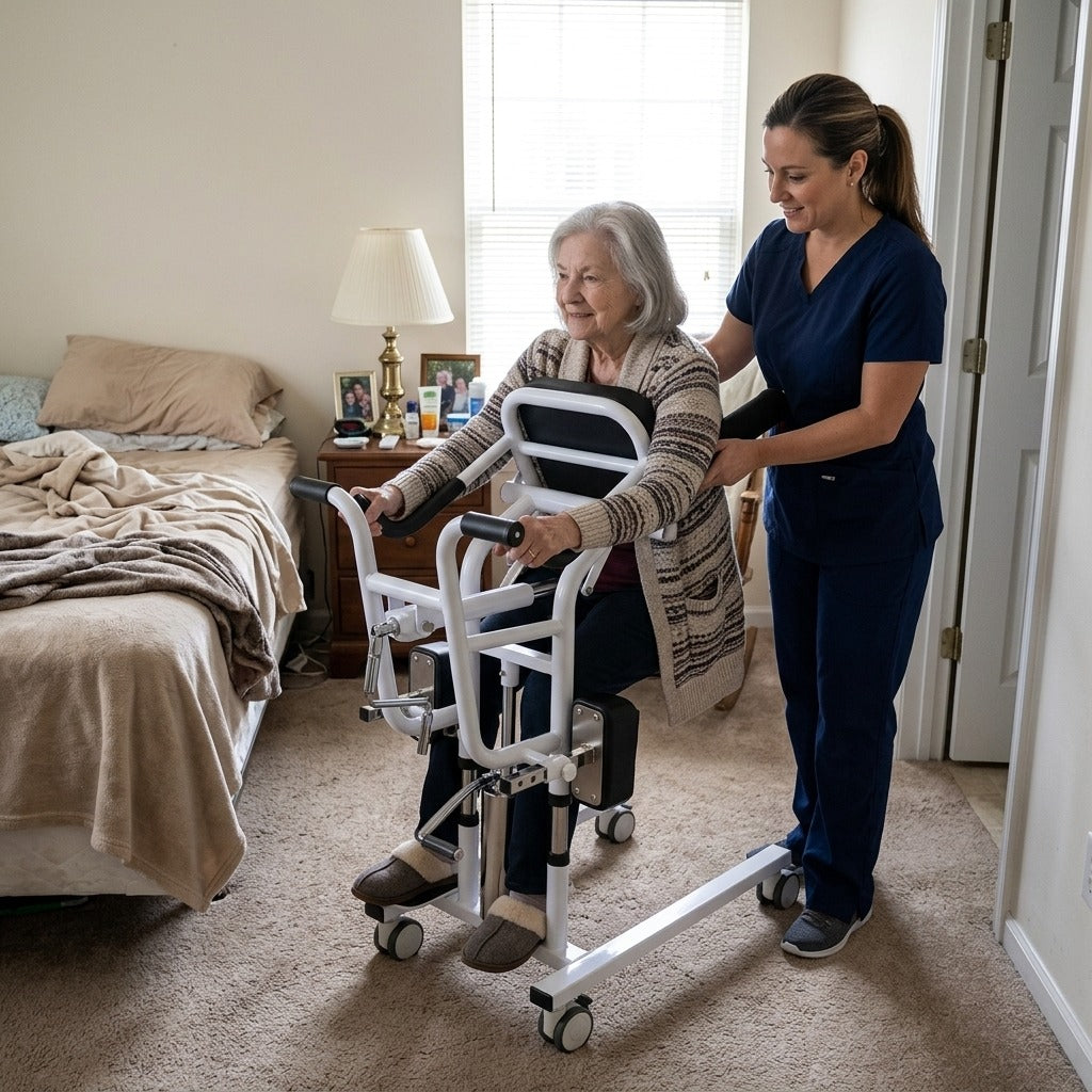 Patient Transfer Chair for Assisted Transfers - in everyday life