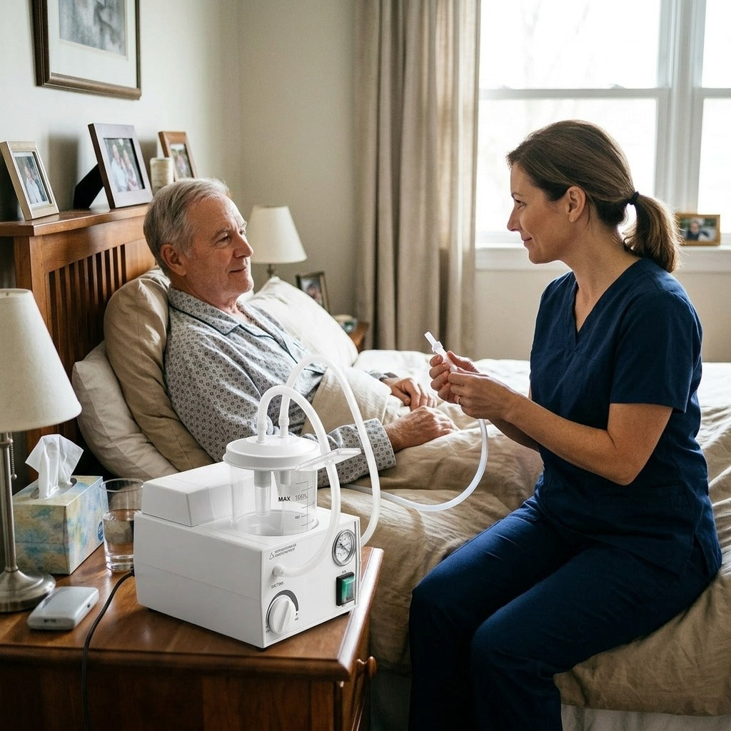 Portable Electric Suction Machine - in everyday life