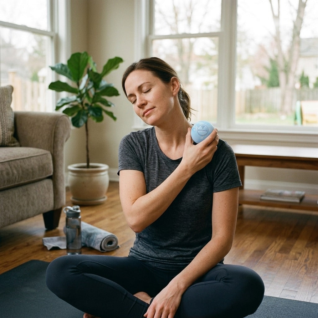 Portable Massage Ball for Relaxation - in everyday life