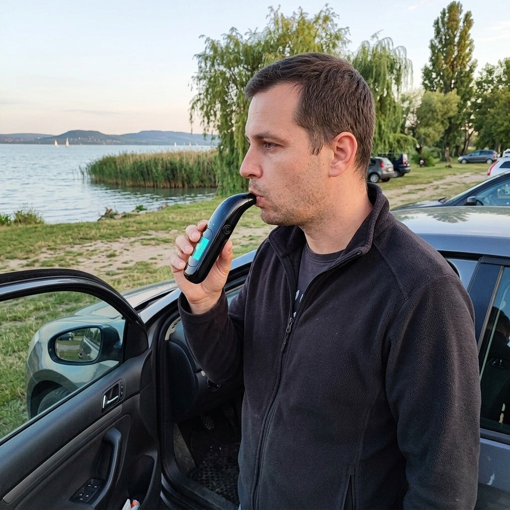 Hordozható, USB-ről tölthető alkoholszonda - a mindennapokban