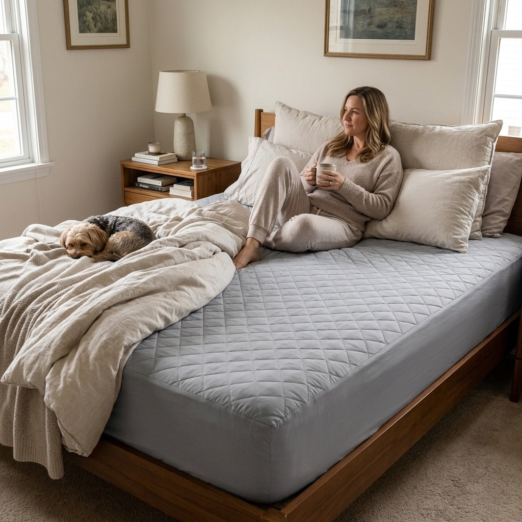 Quilted Waterproof Mattress Cover, 2 Pieces - in everyday life