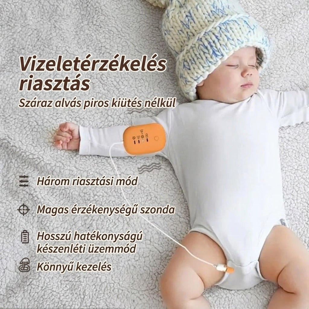 Csecsemő vizeletérzékelő riasztó három módú beállítással szobatisztaságfejlesztéshez