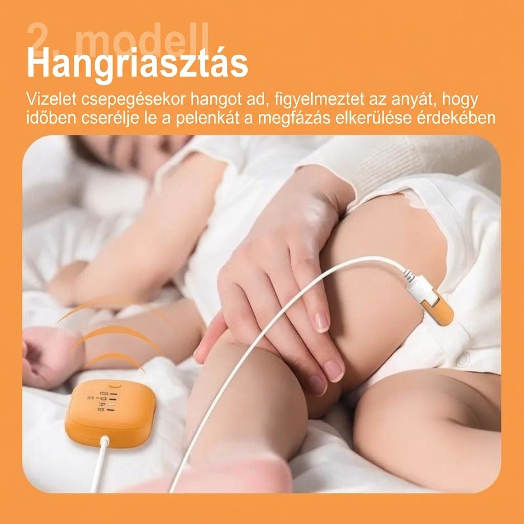 Újratölthető ágybavizelés-riasztó gyermekeknek