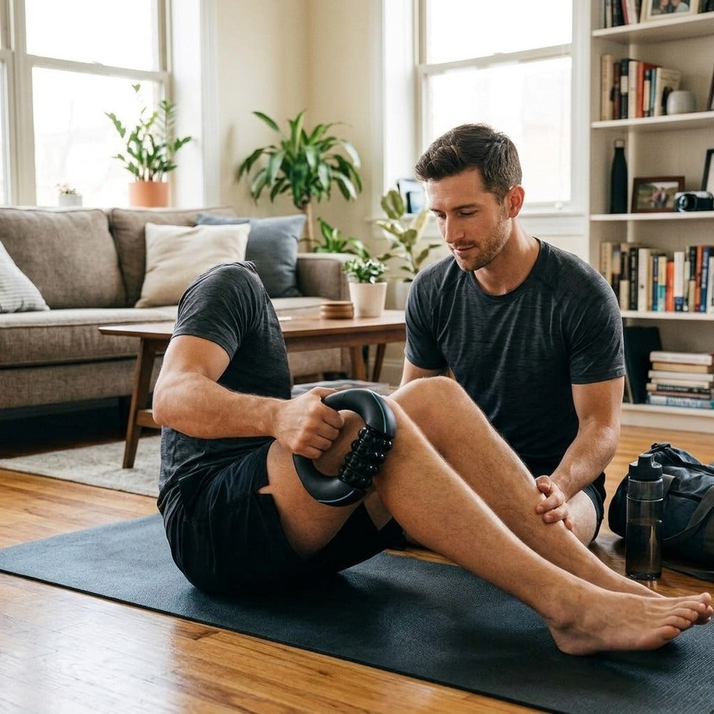 Rechargeable Electric Massage Roller - at home