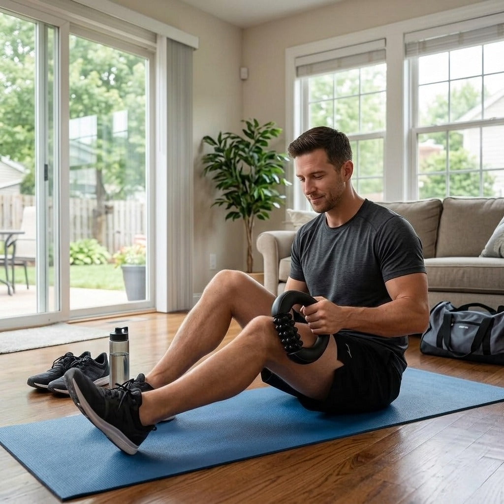 Rechargeable Electric Massage Roller - in everyday life