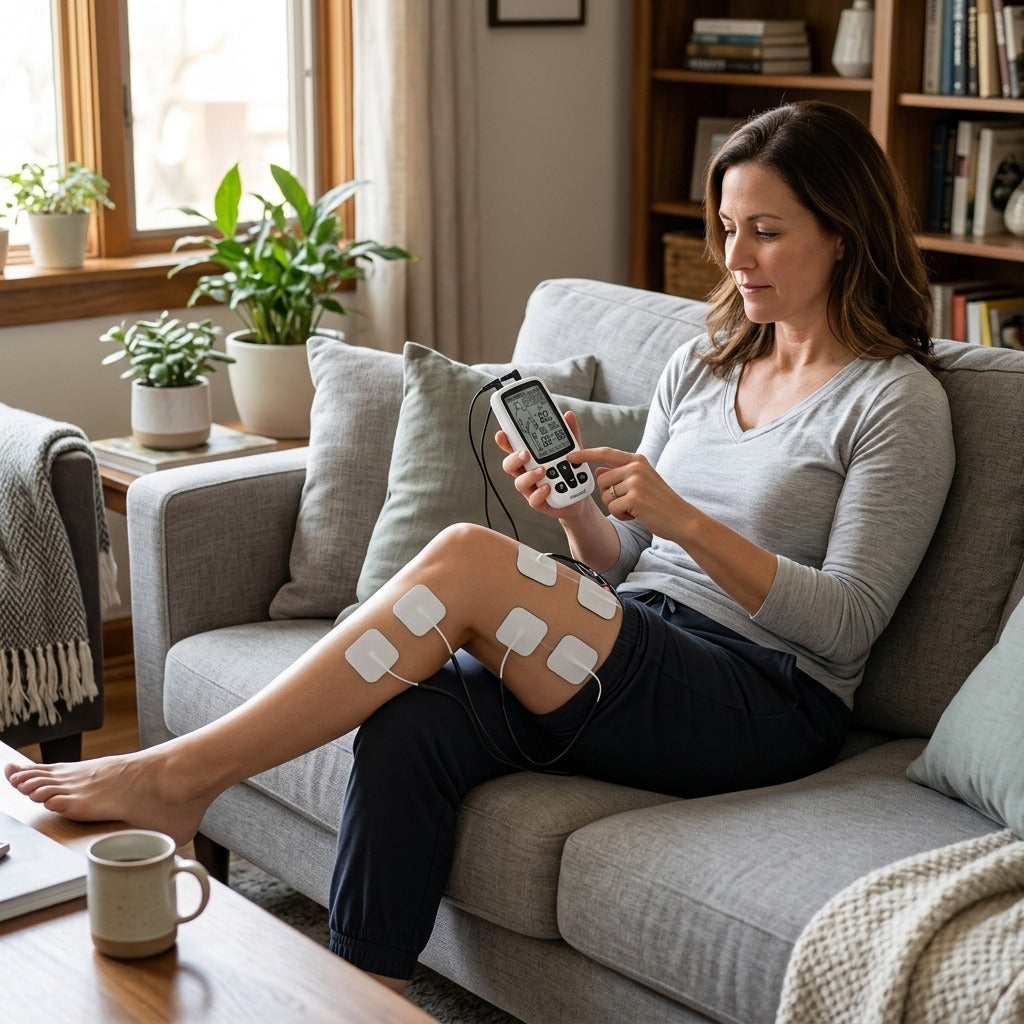 Rechargeable EMS & TENS Unit - at home