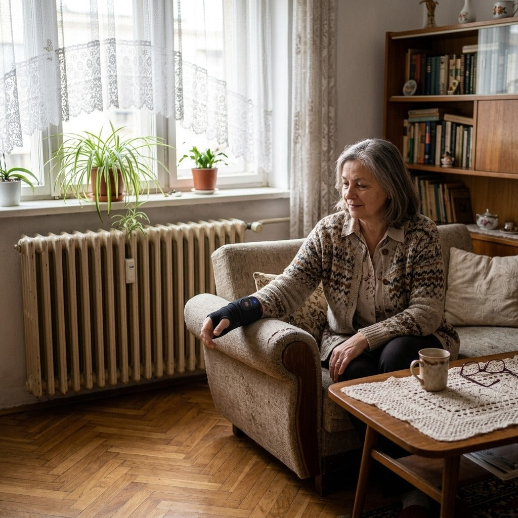 Újratölthető vörös- és infravörös fényterápiás párna - a mindennapokban