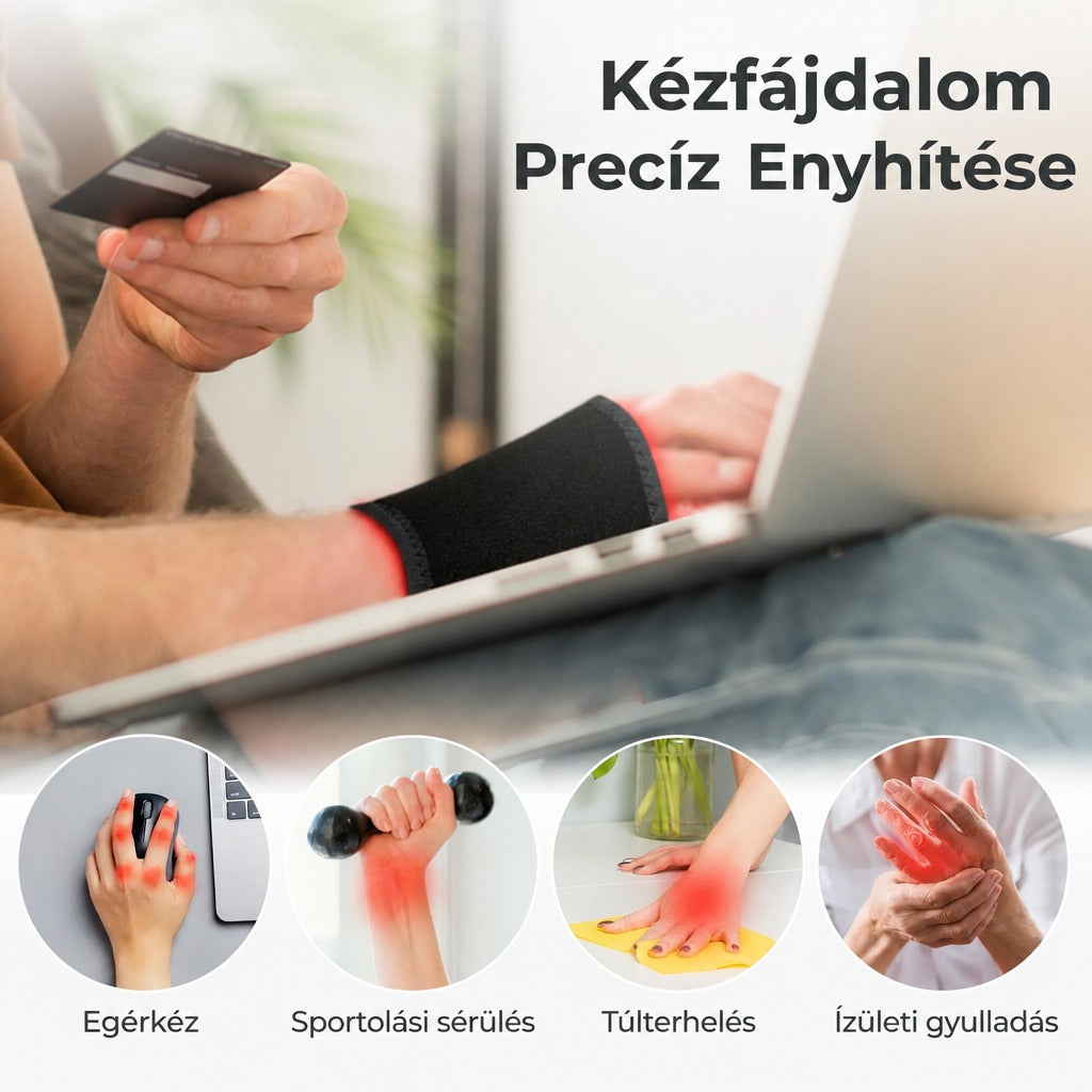 Újratölthető vörös- és infravörös fényterápiás párna