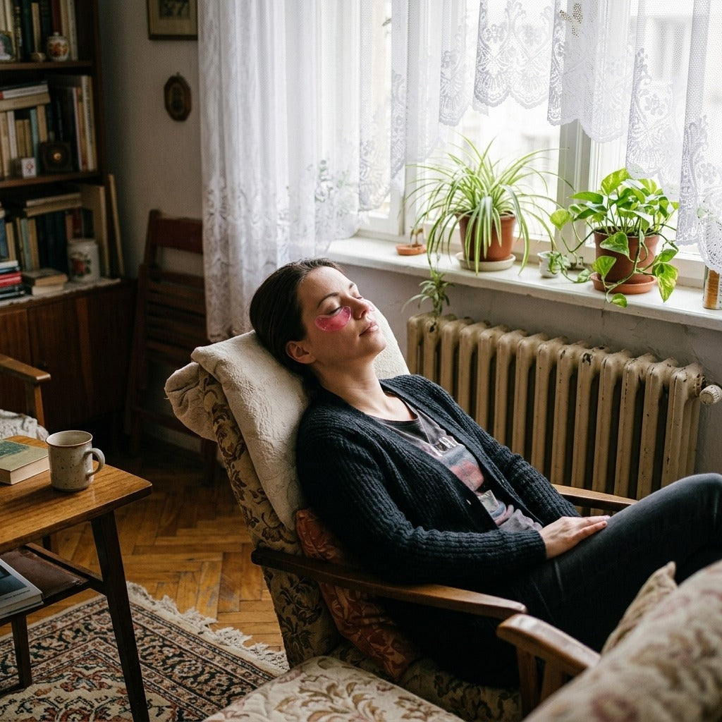 Újrahasználható melegítő és hűtő szemzselépárna - a mindennapokban