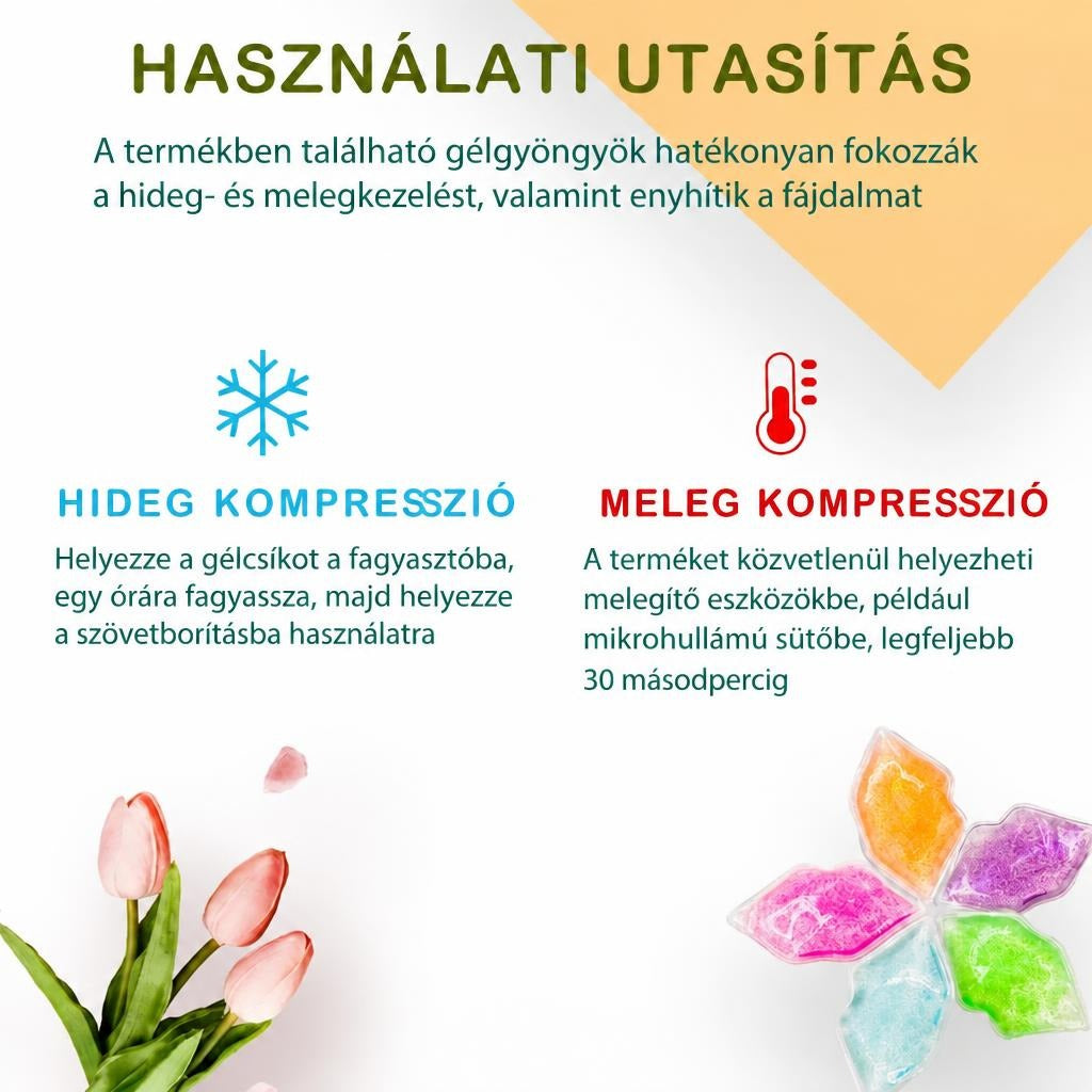 Gélcsík hideg és meleg kezeléshez