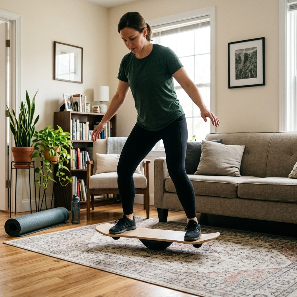 Rotating Balance Board for Adult Training - at home