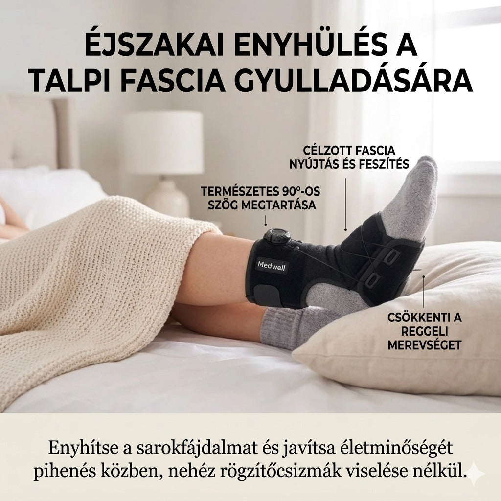 Forgógombos lábfej-emelő ortézis
