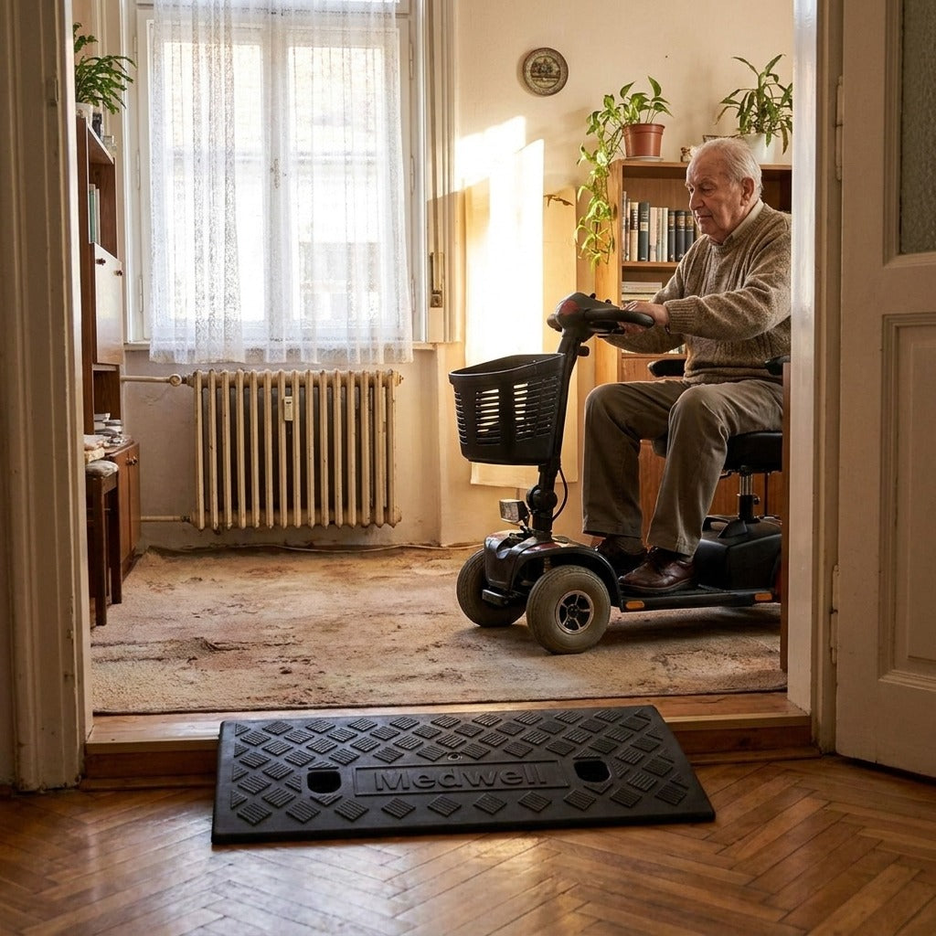Csúszásgátló gumis küszöbrámpa - otthon