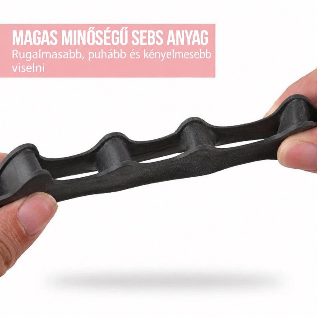 Gumi lábujjelválasztó lábápoláshoz