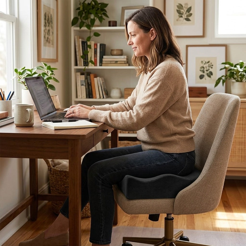 Seat Cushion for Tailbone Pressure Relief - in everyday life