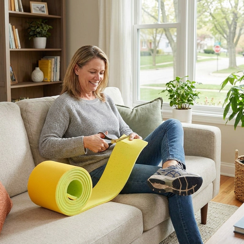 Self-Cutting Memory Foam Insoles for Shoes - in everyday life