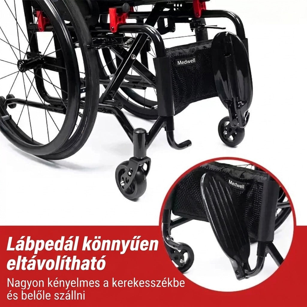 Medwell WI5802 összecsukható sportkerekesszék