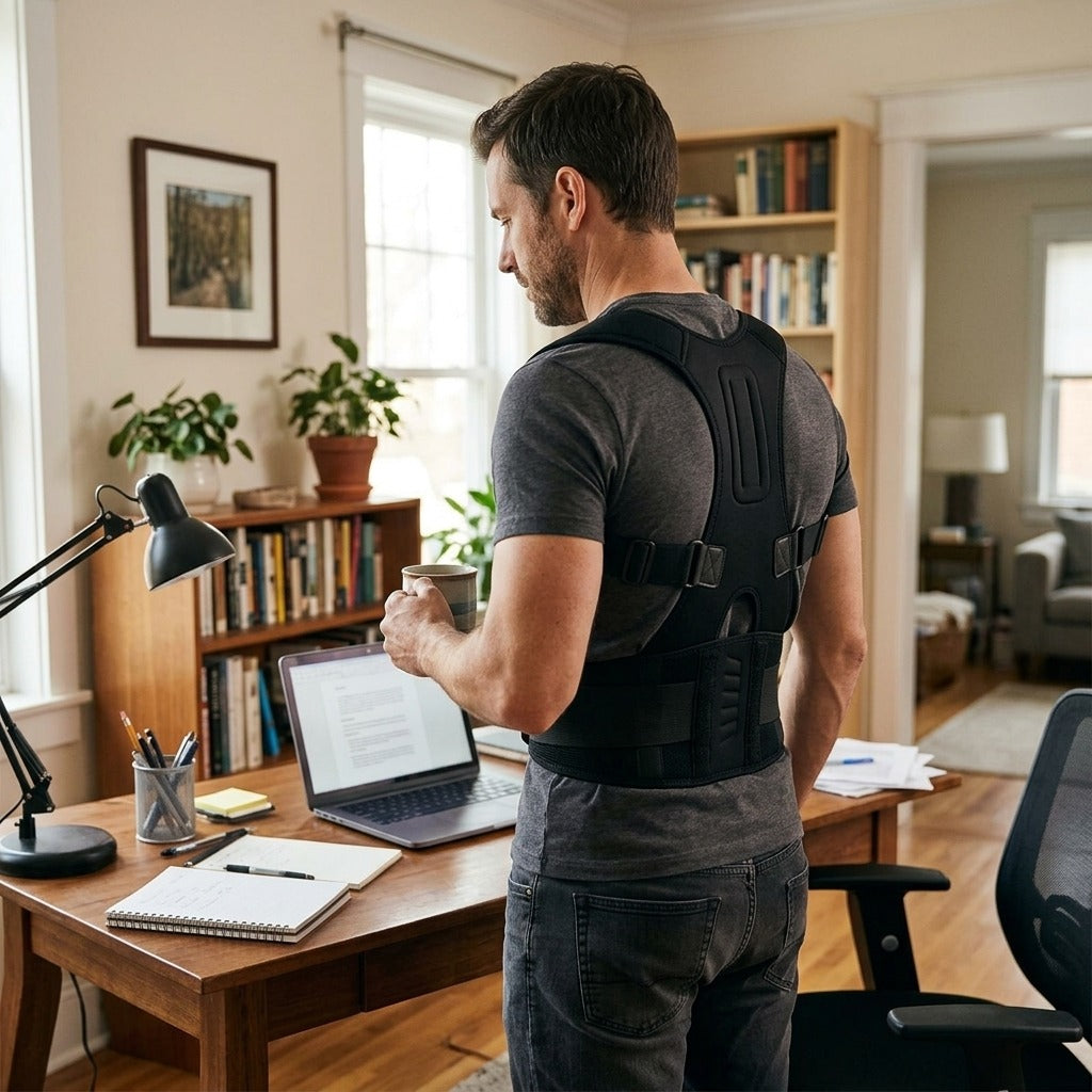 Shoulder Posture Corrector Belt - at home