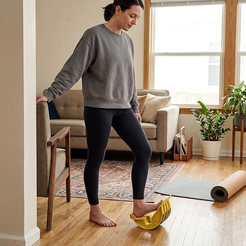 Slant Board Calf Stretcher for Home Stretching and Balance - at home
