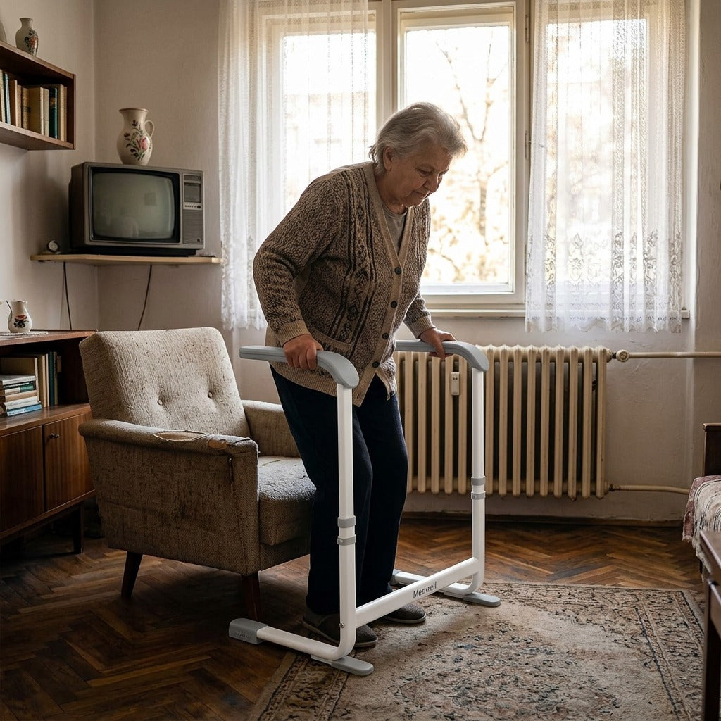 Kanapé melletti felállást segítő kapaszkodó - otthon